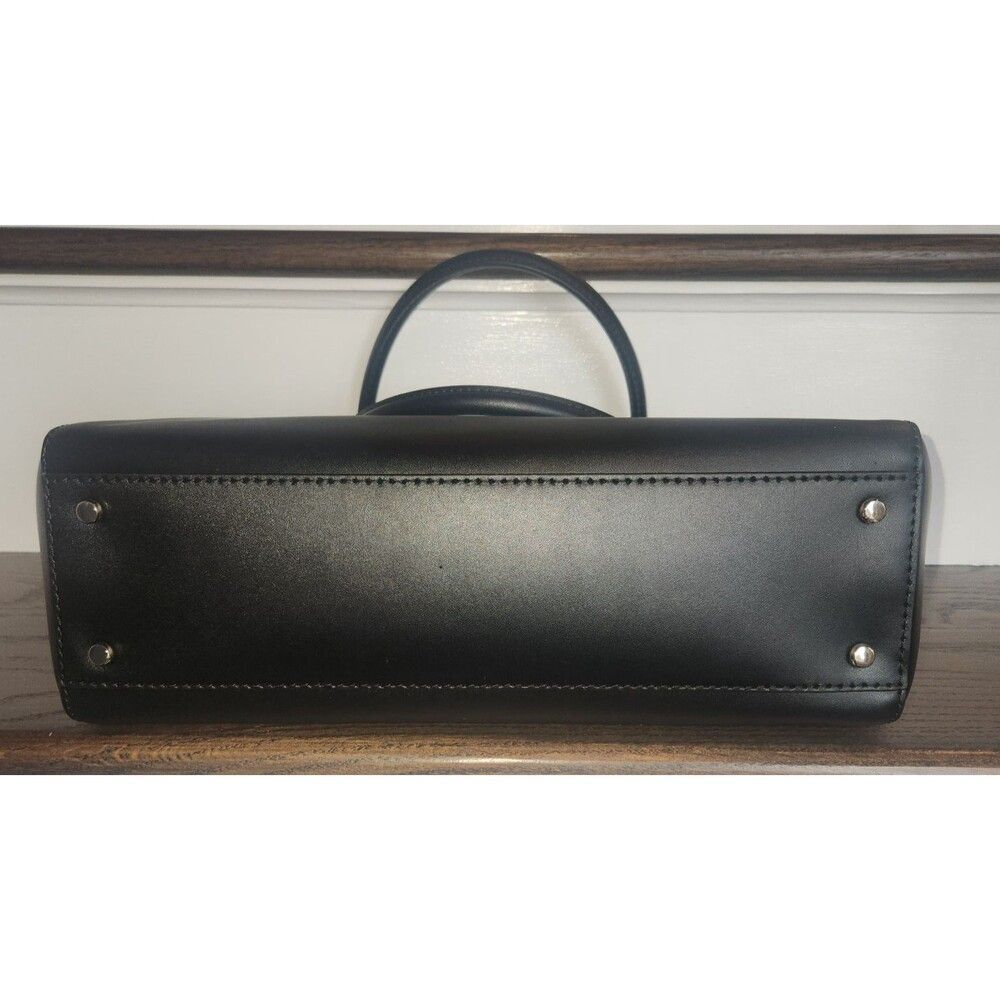 NEW Kate Spade New York Womens Kelsey Orchard Valley Leather Tote Bag Black - Picture 10 of 13